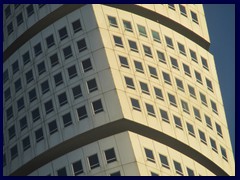 Västra Hamnen 2014 - Turning Torso, the world's first twisted skyscraper, built of 9 cubes